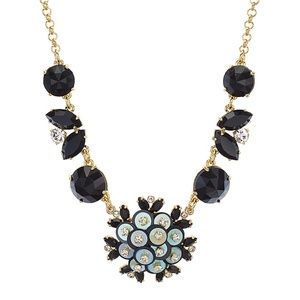 NEW Kate Spade 12K Gold Be Bold Frontal Necklace